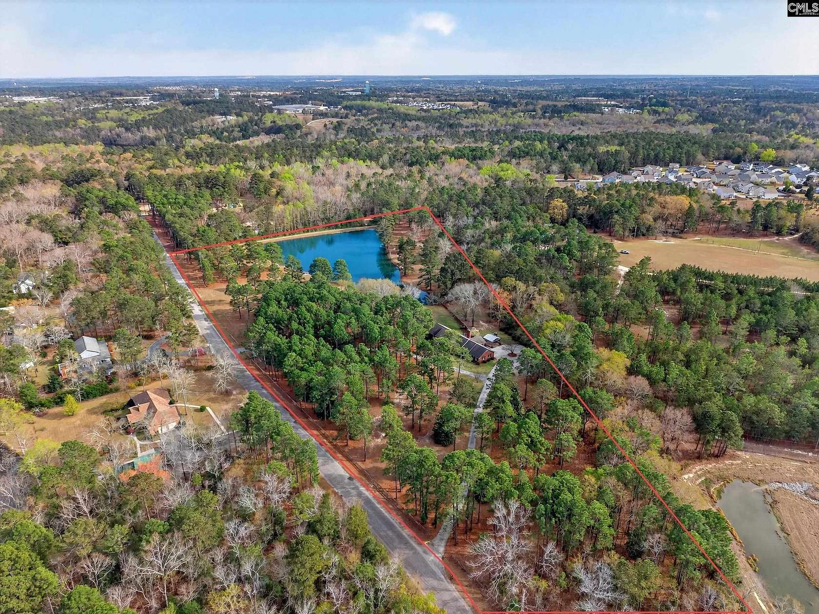 14.2 Acres of Land with Home for Sale in Lexington, South Carolina