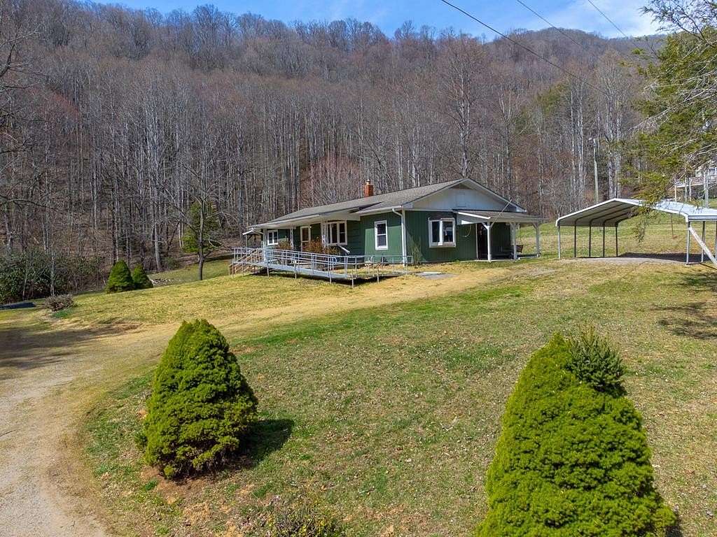 14 Acres of Land with Home for Sale in Maggie Valley, North Carolina