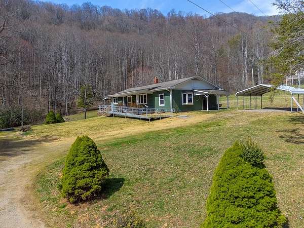 14 Acres of Land with Home for Sale in Maggie Valley, North Carolina