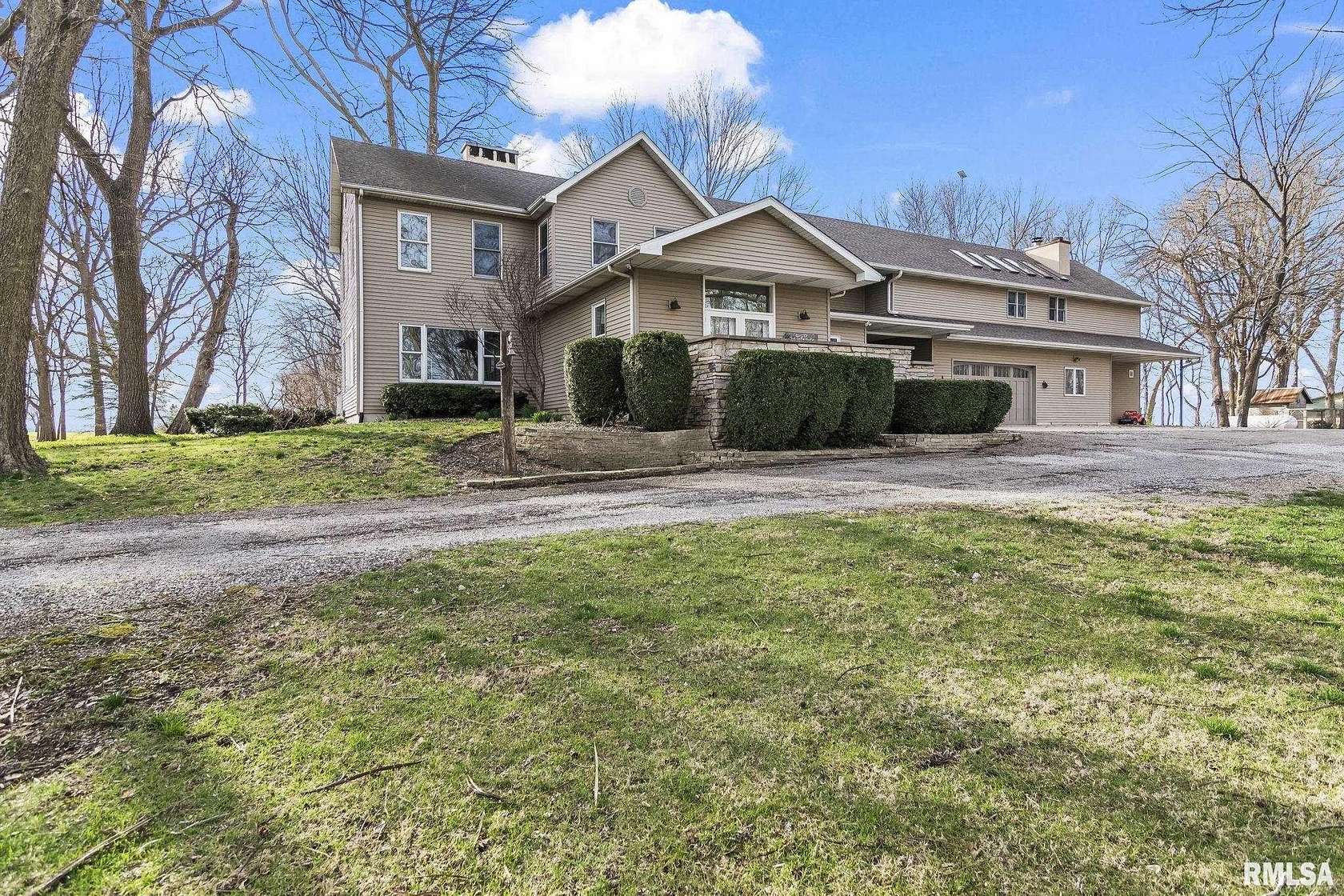 6.86 Acres of Land with Home for Sale in New Berlin, Illinois