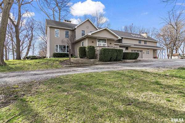 6.86 Acres of Land with Home for Sale in New Berlin, Illinois