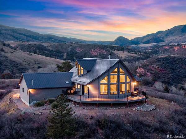 37.3 Acres of Recreational Land with Home for Sale in Loveland, Colorado