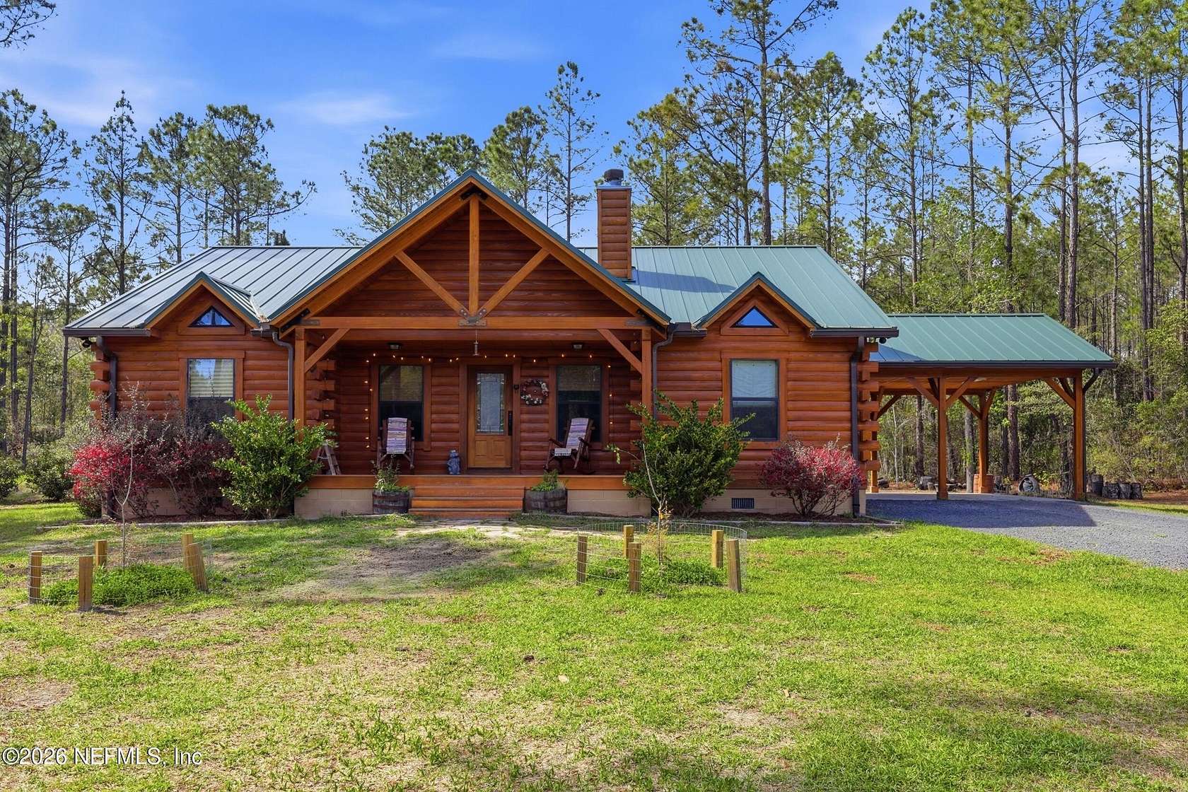 10.9 Acres of Land with Home for Sale in Glen St. Mary, Florida