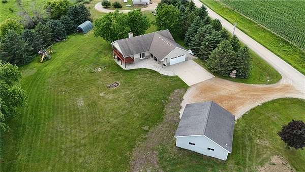 7 Acres of Land with Home for Sale in Racine, Minnesota
