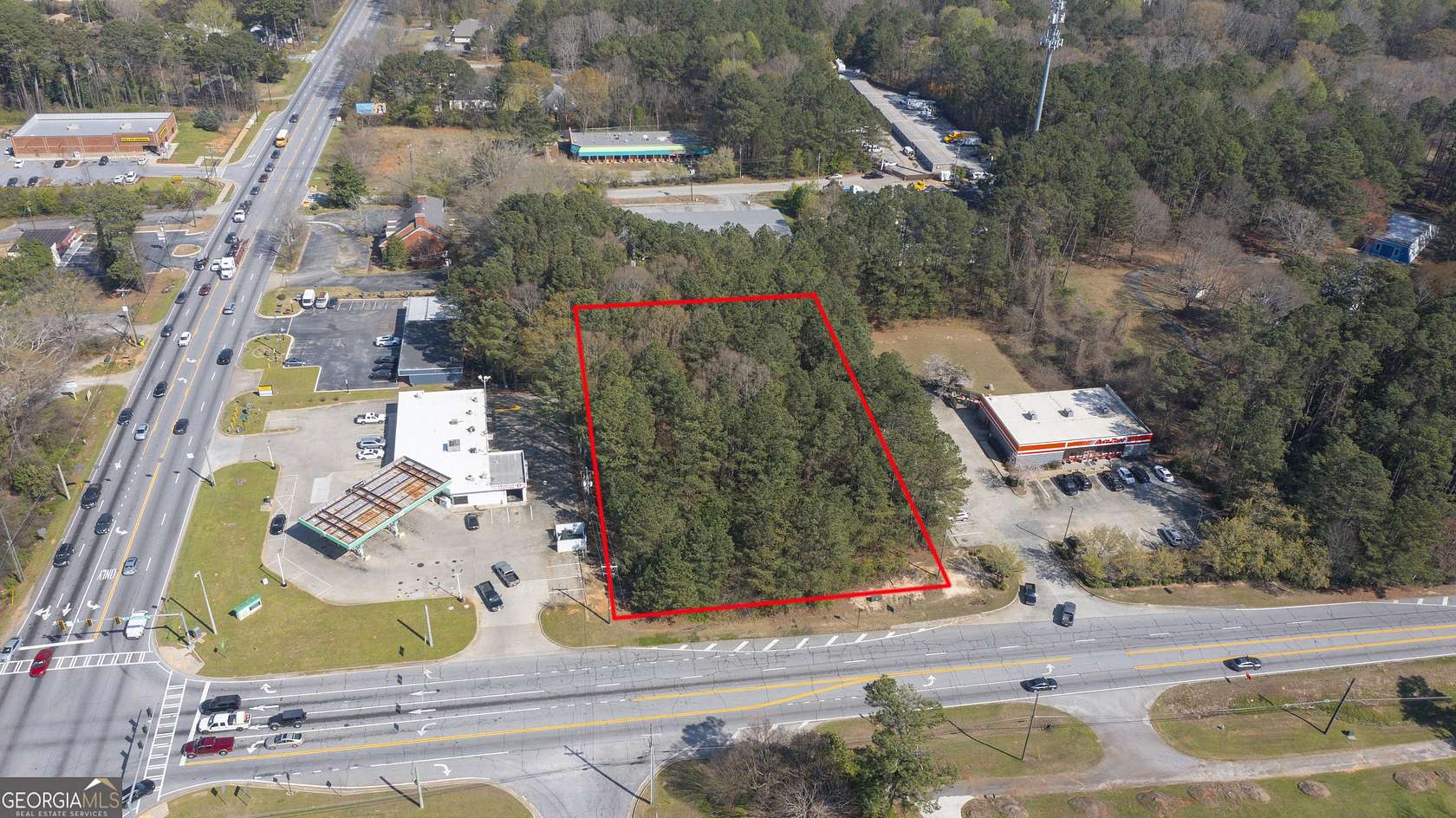 1.48 Acres of Commercial Land for Sale in Fayetteville, Georgia