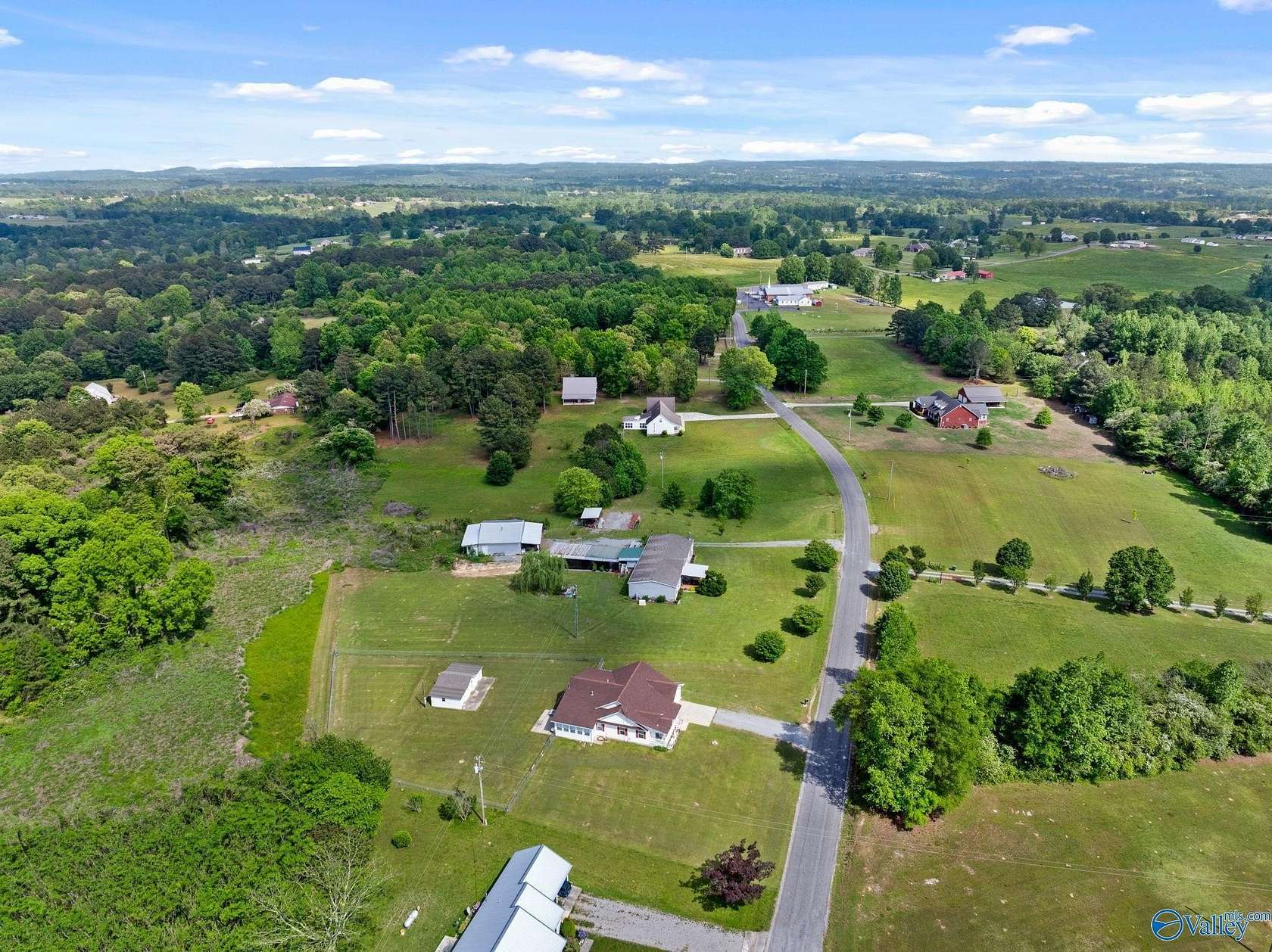 3.47 Acres of Land with Home for Sale in Holly Pond, Alabama