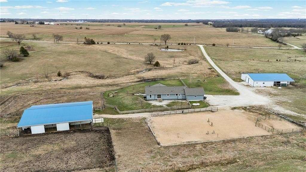 43.7 Acres of Agricultural Land with Home for Sale in Pomona, Kansas