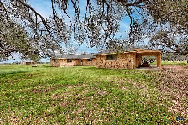 6.87 Acres of Land with Home for Sale in Hallettsville, Texas
