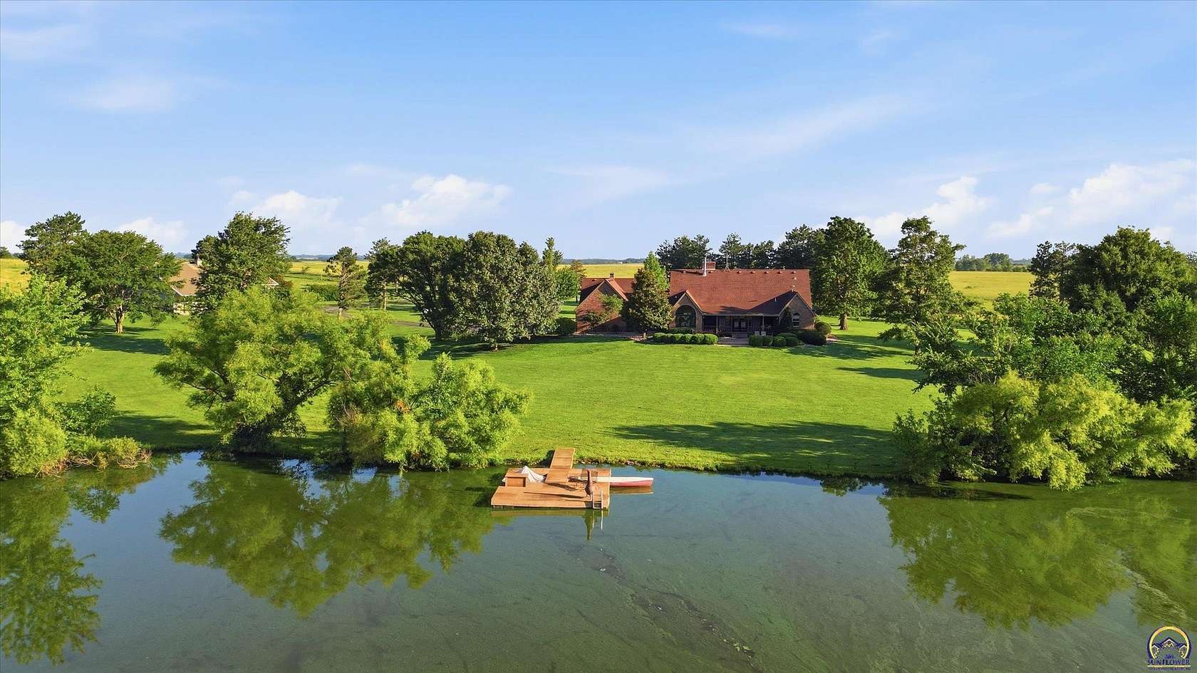 34.7 Acres of Land with Home for Sale in Auburn, Kansas