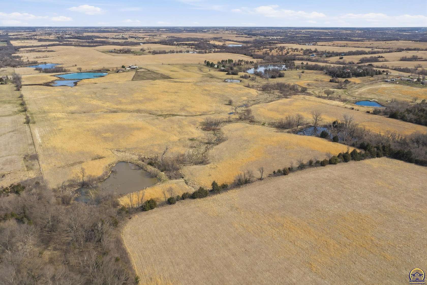 59.8 Acres of Agricultural & Residential Land for Sale in Auburn, Kansas