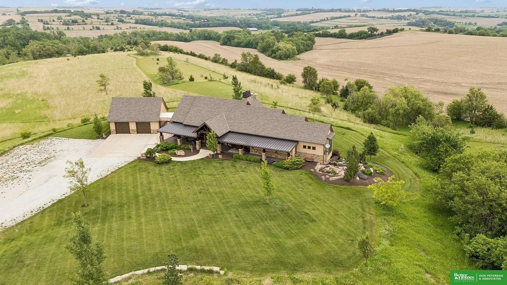 41 Acres of Recreational Land with Home for Sale in Herman, Nebraska