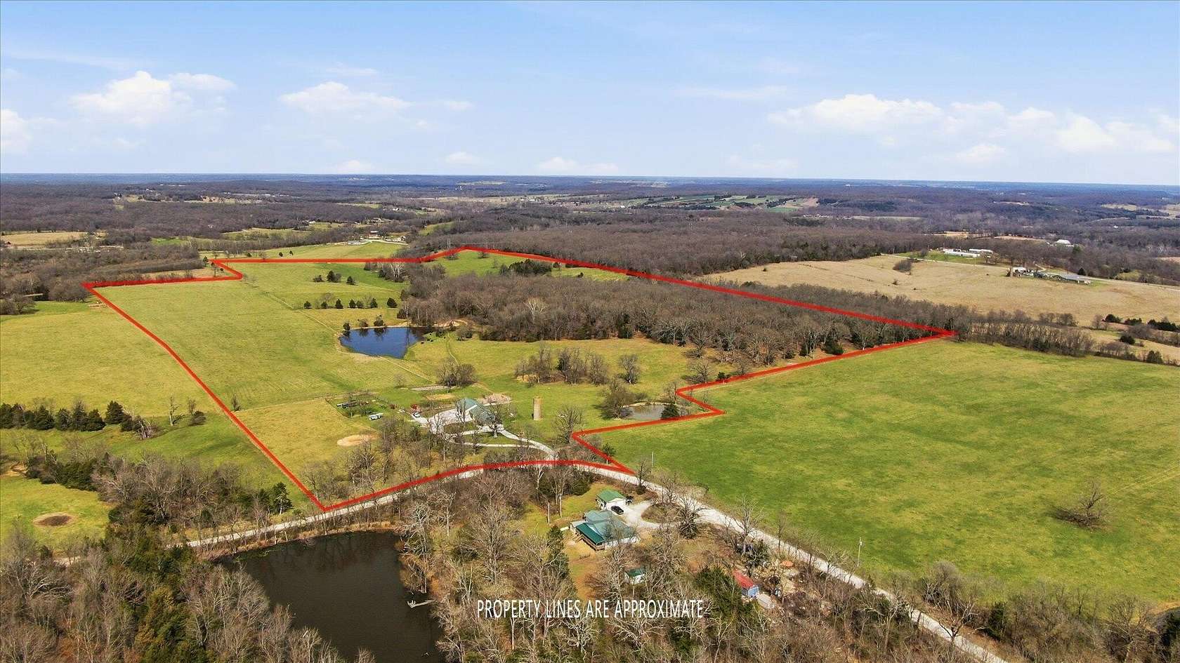 110 Acres of Land with Home for Sale in Elkland, Missouri