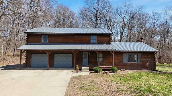 6 Acres of Land with Home for Sale in Mitchell, Indiana