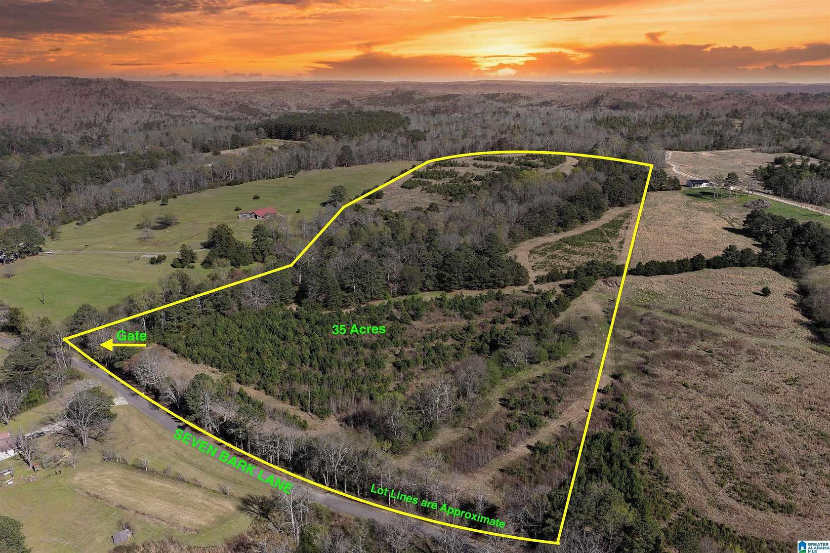 34.6 Acres of Land for Sale in Oneonta, Alabama