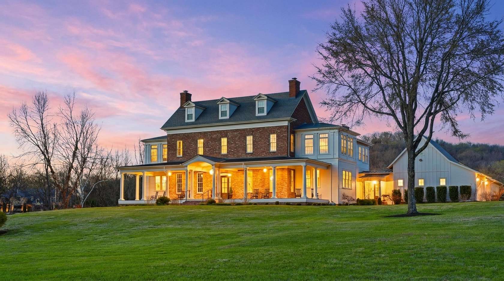 35 Acres of Agricultural Land with Home for Sale in Thompson's Station, Tennessee