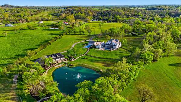 35 Acres of Agricultural Land with Home for Sale in Thompson's Station, Tennessee