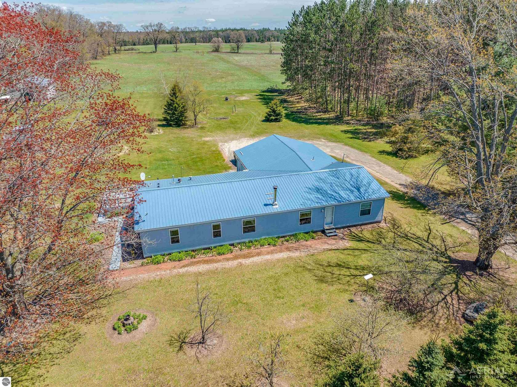 10.2 Acres of Land with Home for Sale in West Branch, Michigan