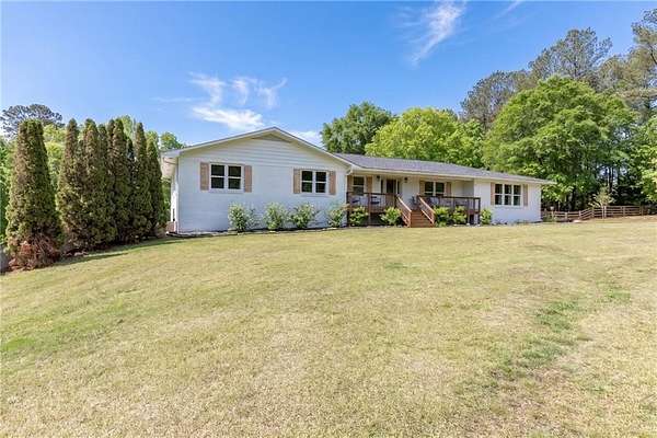 8.14 Acres of Land with Home for Sale in Cumming, Georgia