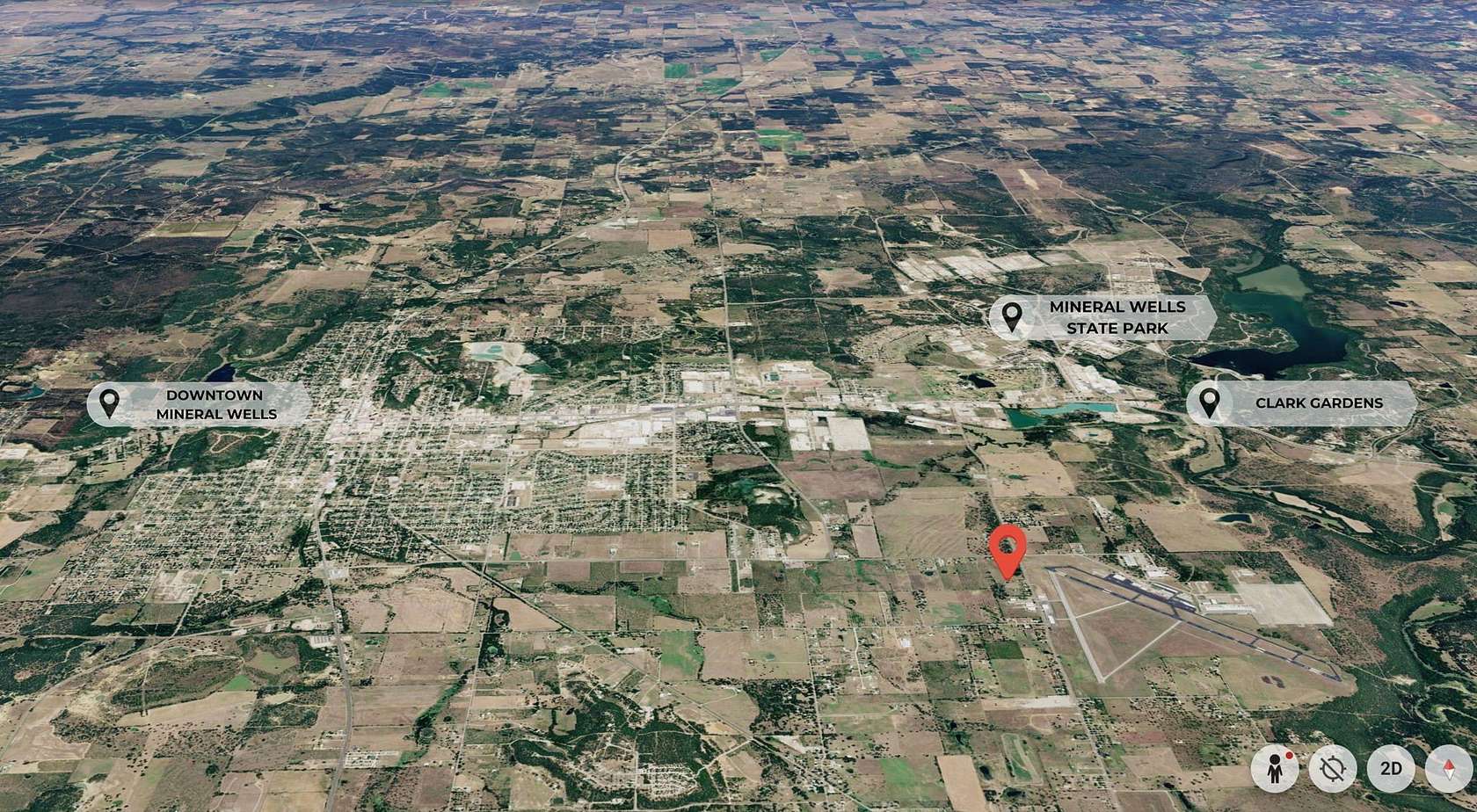12.6 Acres of Improved Land for Sale in Mineral Wells, Texas