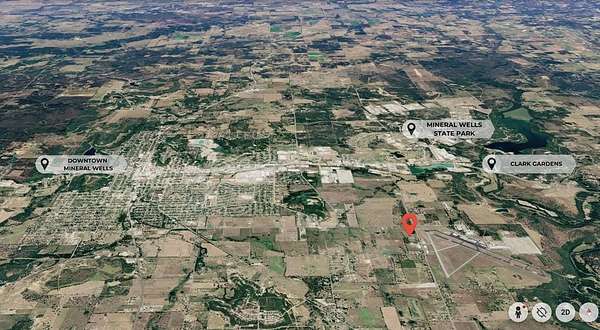 12.6 Acres of Improved Land for Sale in Mineral Wells, Texas