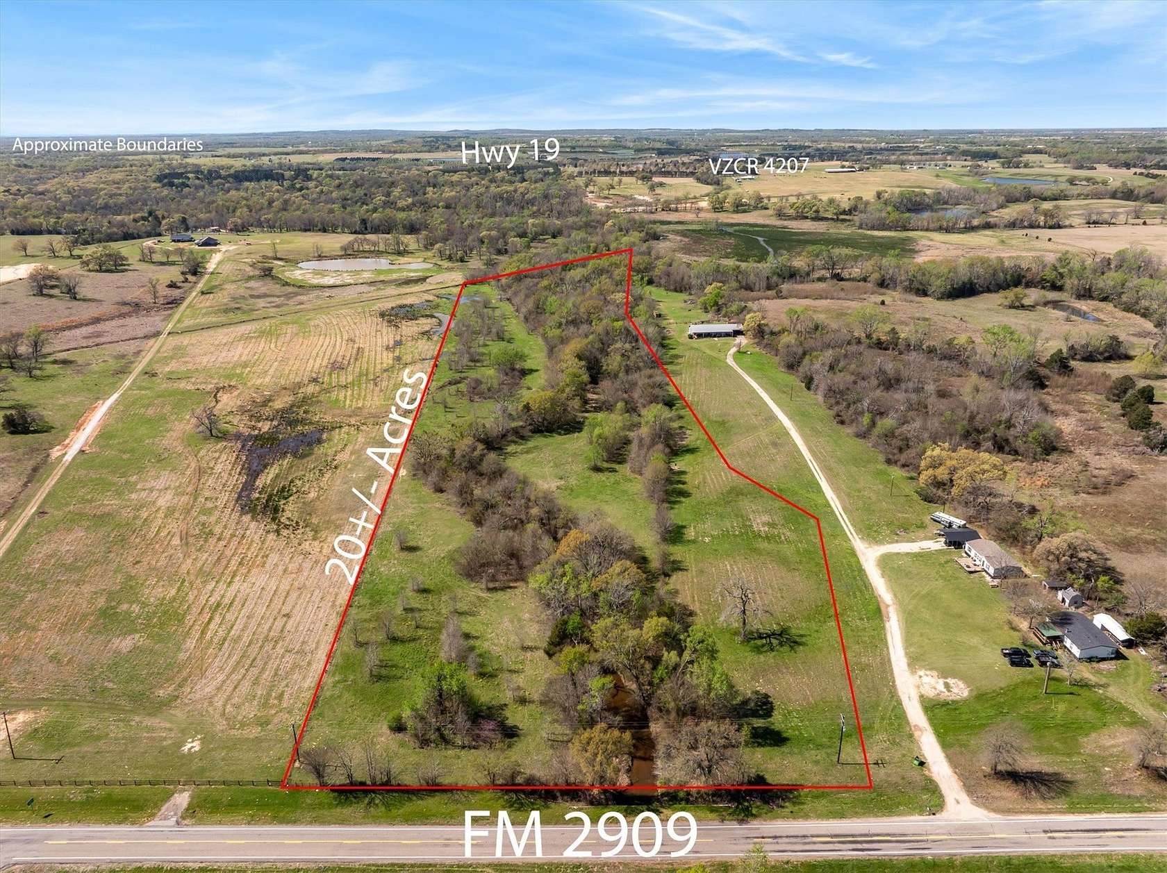 20 Acres of Recreational & Residential Land for Sale in Canton, Texas