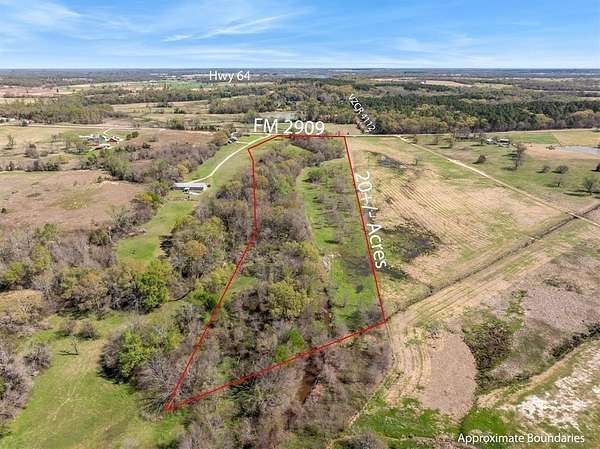 20 Acres of Recreational & Residential Land for Sale in Canton, Texas
