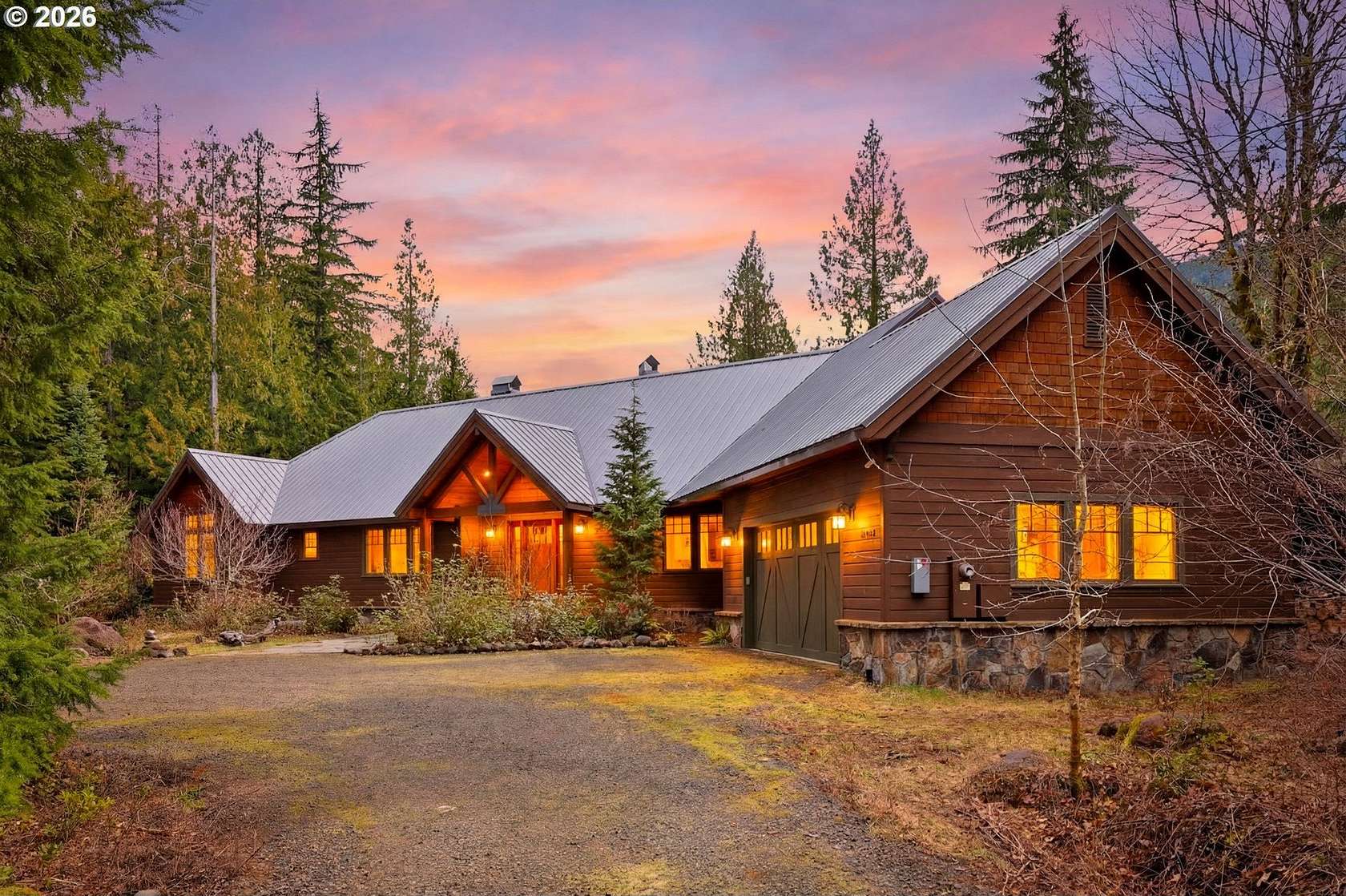 4.14 Acres of Land with Home for Sale in Rhododendron, Oregon