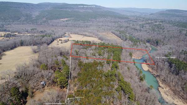 10 Acres of Recreational & Residential Land for Sale in Ozark, Arkansas