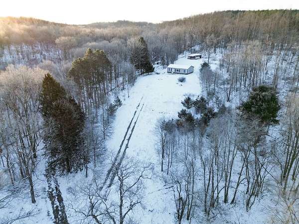 26 Acres of Recreational Land with Home for Sale in Salineville, Ohio