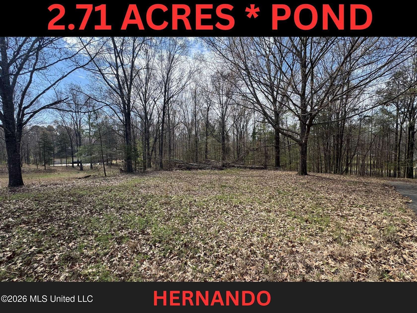 2.7 Acres of Residential Land for Sale in Hernando, Mississippi