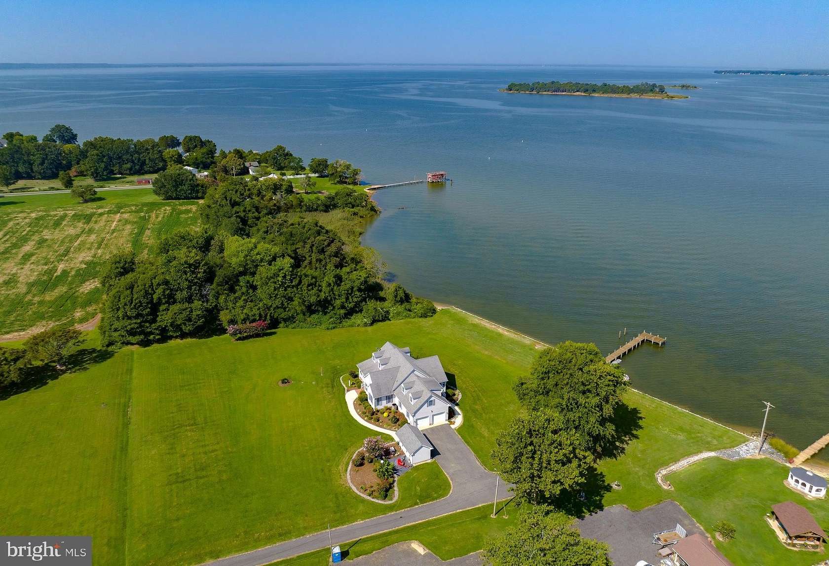 6.39 Acres of Land with Home for Sale in Coltons Point, Maryland