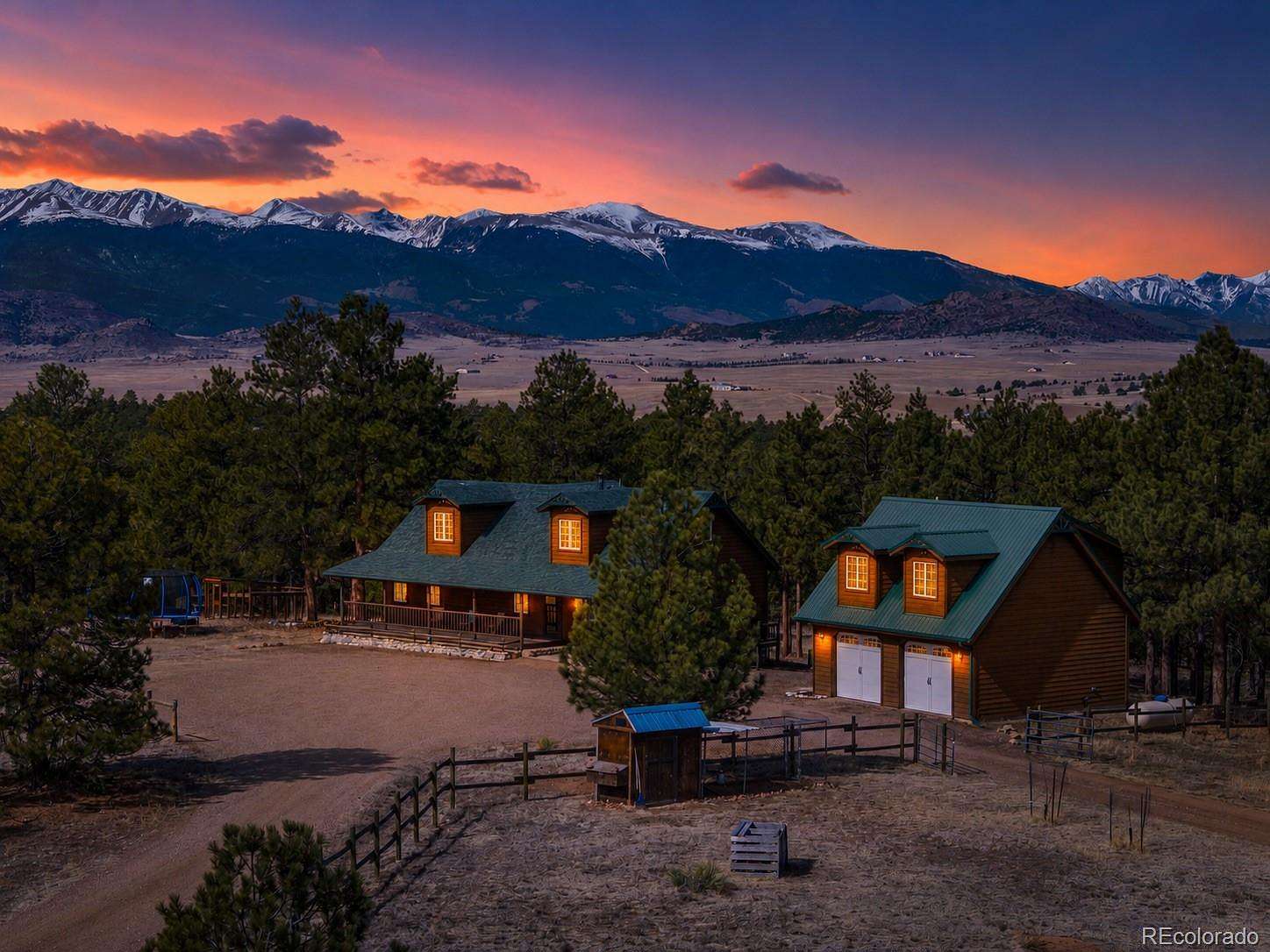 35.2 Acres of Land with Home for Sale in Westcliffe, Colorado