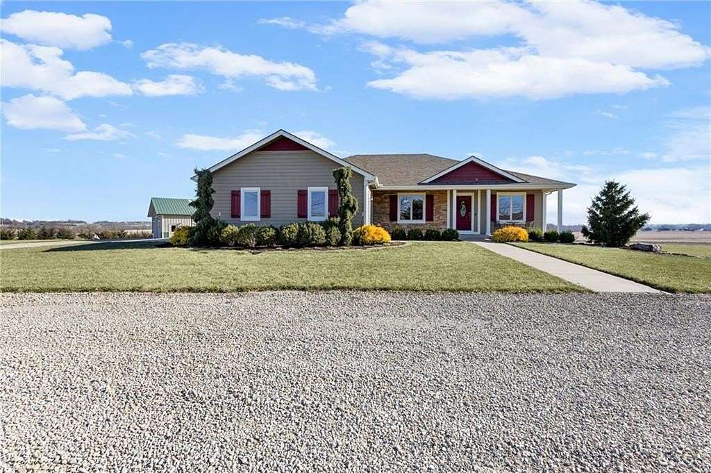 10 Acres of Land with Home for Sale in Lawrence, Kansas