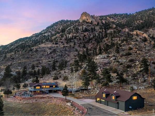 35 Acres of Recreational Land with Home for Sale in Drake, Colorado