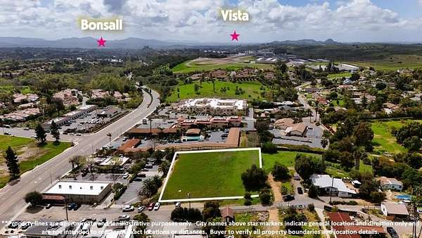 1.15 Acres of Commercial Land for Sale in Fallbrook, California