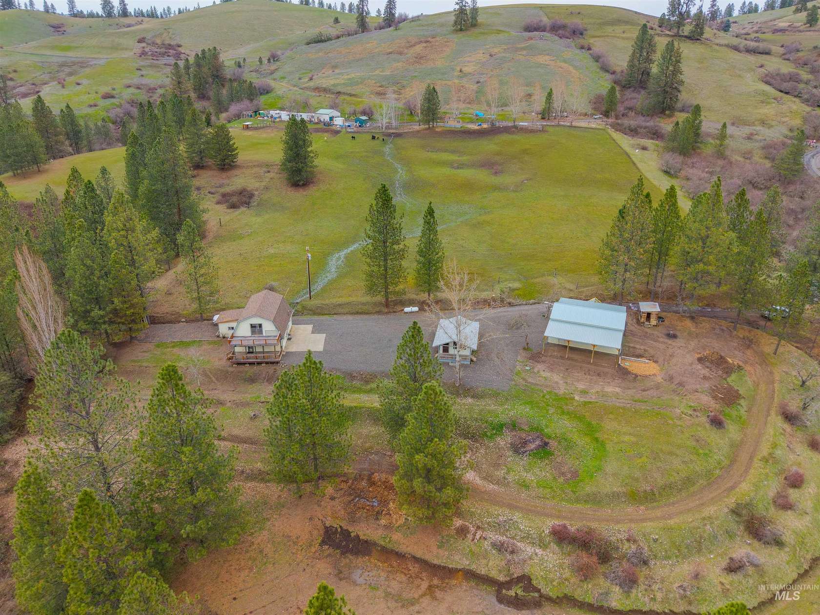 5 Acres of Land with Home for Sale in Peck, Idaho