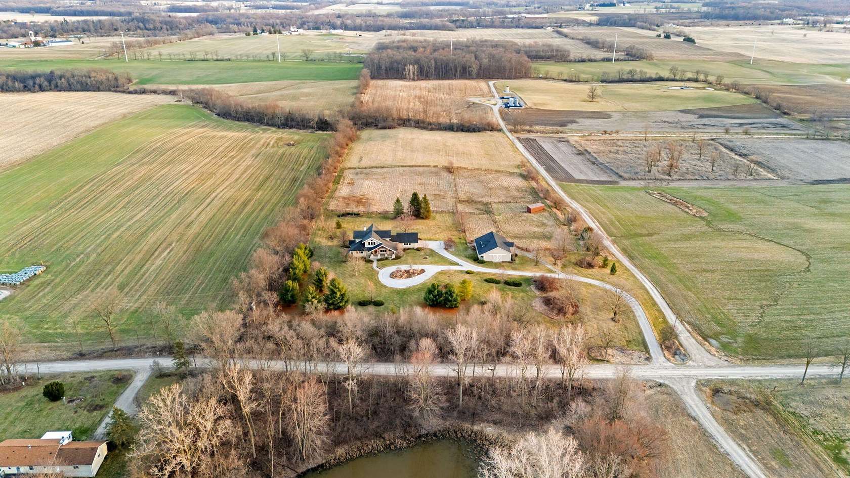 12.7 Acres of Land with Home for Sale in Saline, Michigan
