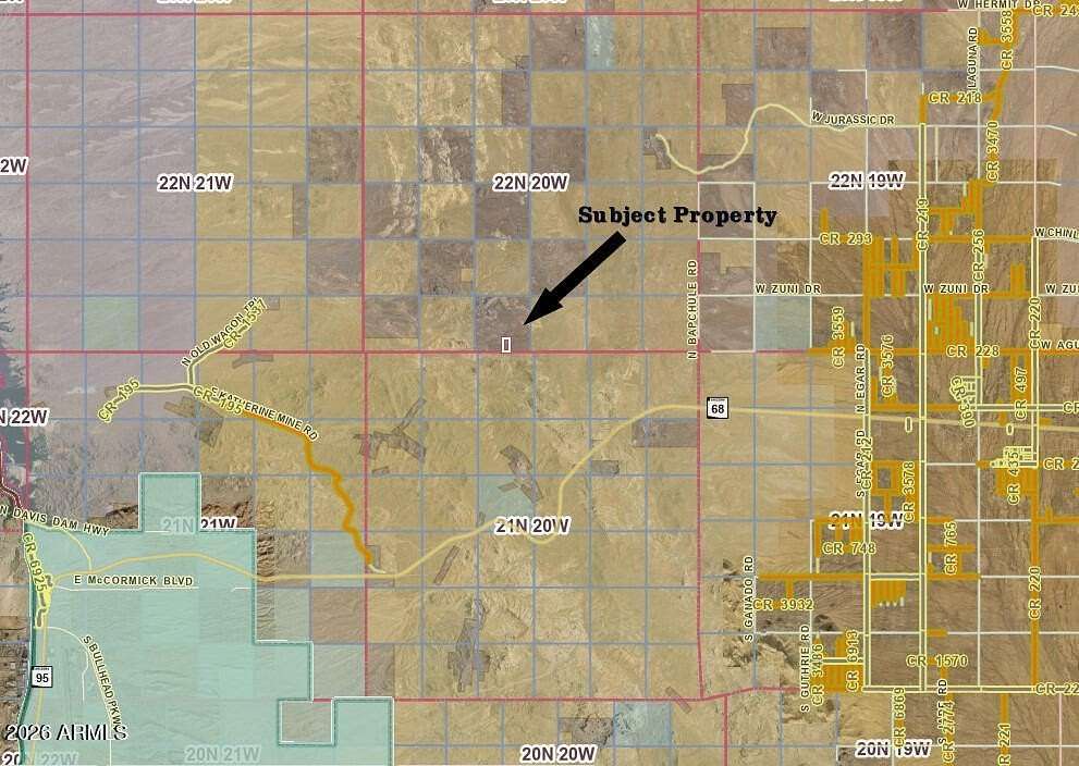 20 Acres of Land for Sale in Bullhead City, Arizona