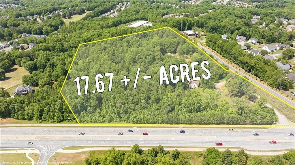 17.7 Acres of Improved Mixed-Use Land for Sale in Hoschton, Georgia