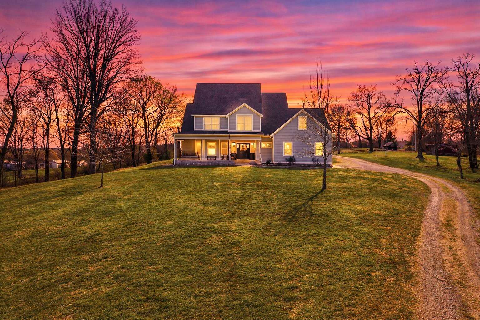 8.79 Acres of Land with Home for Sale in Shelbyville, Tennessee