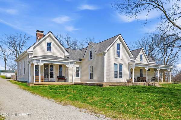 4.56 Acres of Land with Home for Sale in Fairfield, Kentucky