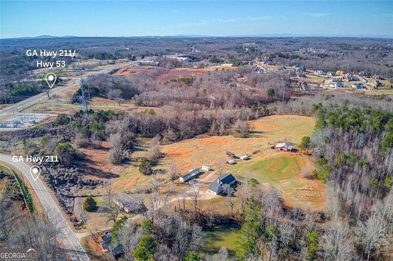 23.7 Acres of Recreational & Residential Land for Sale in Braselton, Georgia