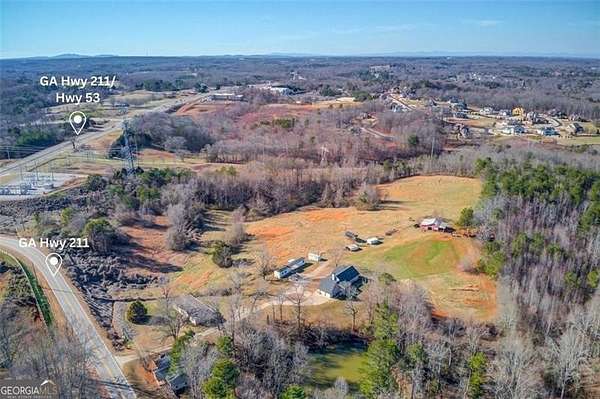 23.7 Acres of Recreational & Residential Land for Sale in Braselton, Georgia