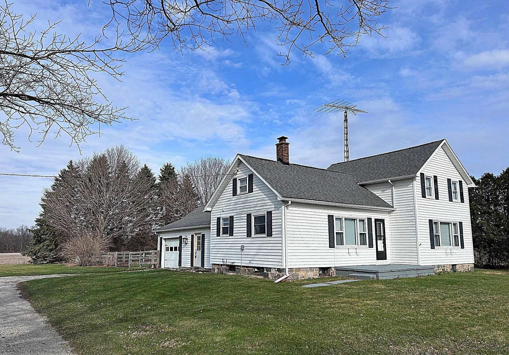 1.87 Acres of Land with Home for Sale in Burr Oak, Michigan