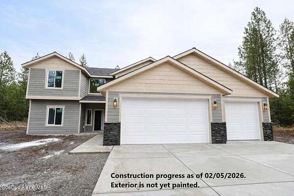 5 Acres of Land with Home for Sale in Athol, Idaho