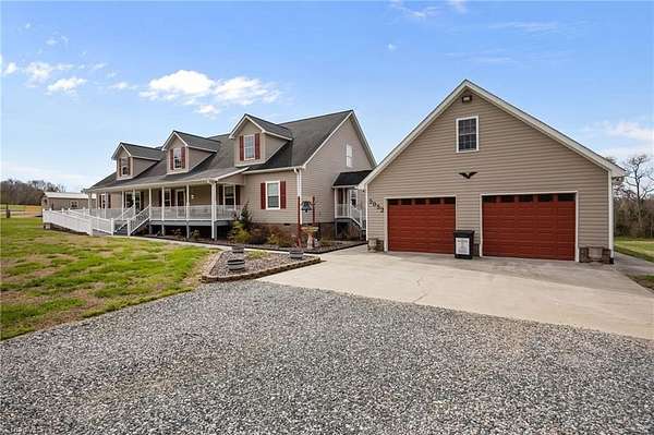 12 Acres of Land with Home for Sale in Winston-Salem, North Carolina