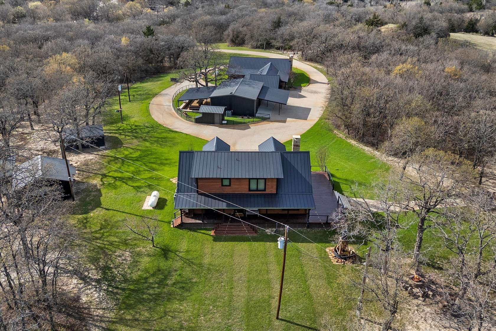42.3 Acres of Land with Home for Sale in St. Jo, Texas