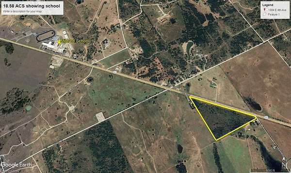 18.6 Acres of Land for Sale in Mildred, Texas