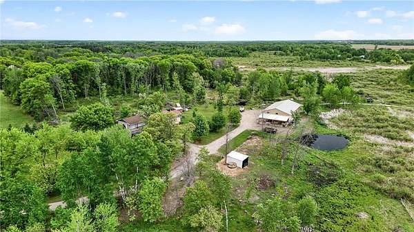 34.6 Acres of Land with Home for Sale in Blue Hill Township, Minnesota