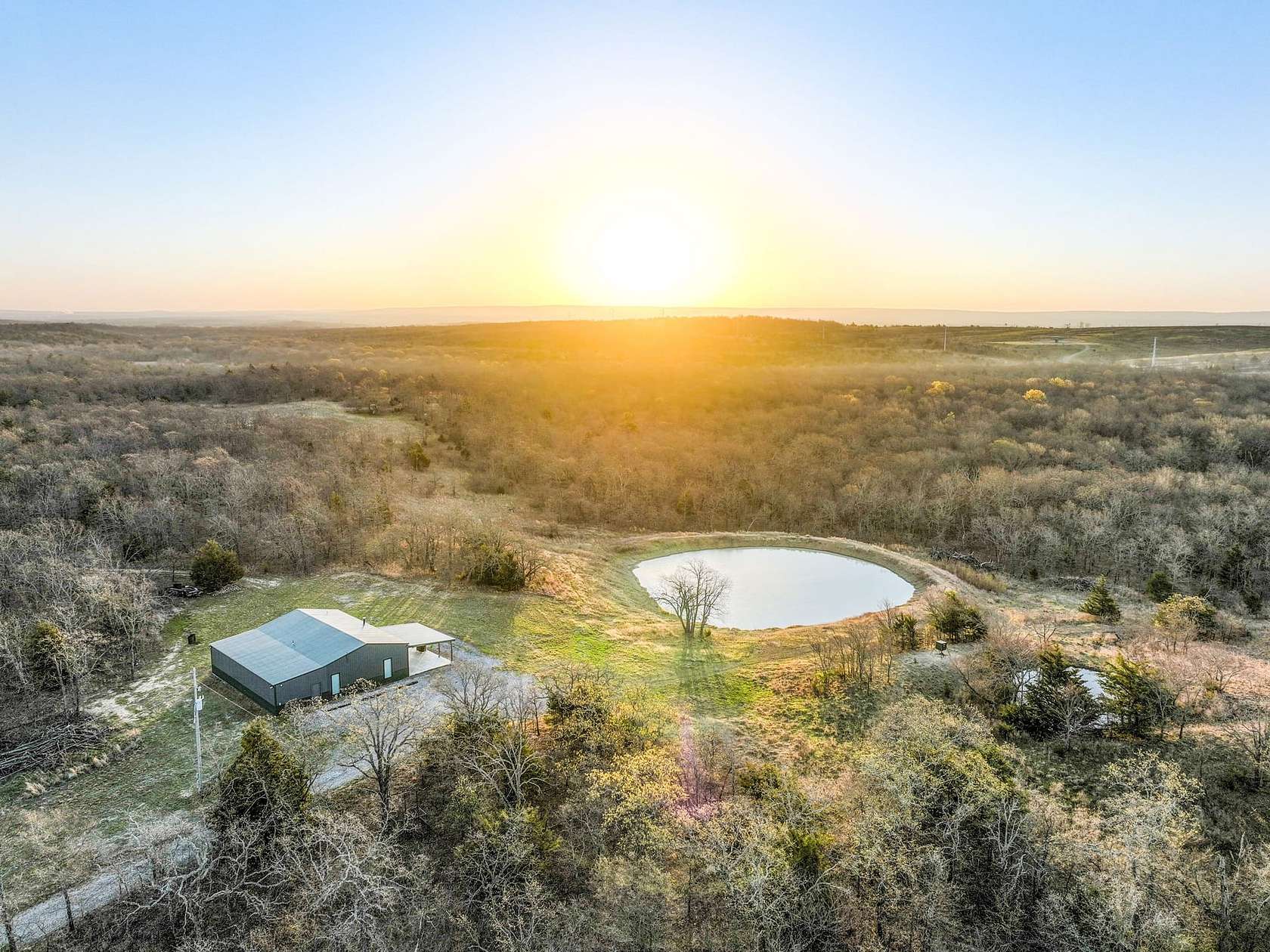 160 Acres of Land with Home for Sale in Wardville, Oklahoma